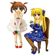 Magical Lyrical Nanoha Fate and Nanoha Statue
