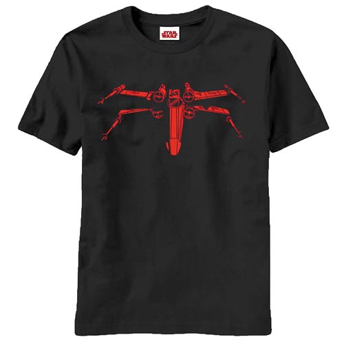 Star Wars Wraith Squadron Heather Black T-Shirt