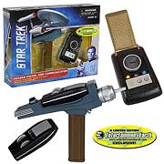 Star Trek Gold Phaser And Communicator - Ee Exclusive