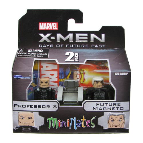 X-Men Days of Future Past Prof. X and Past Magneto Minimates