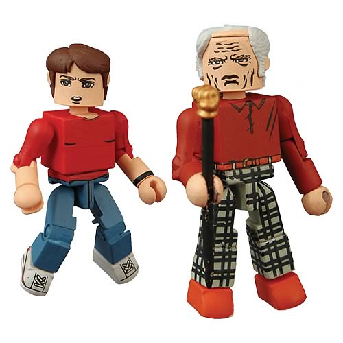 Back to the Future Biff and Marty Minimates 2-Pack, Back to the Future, Mini-Figures, Diamond Select