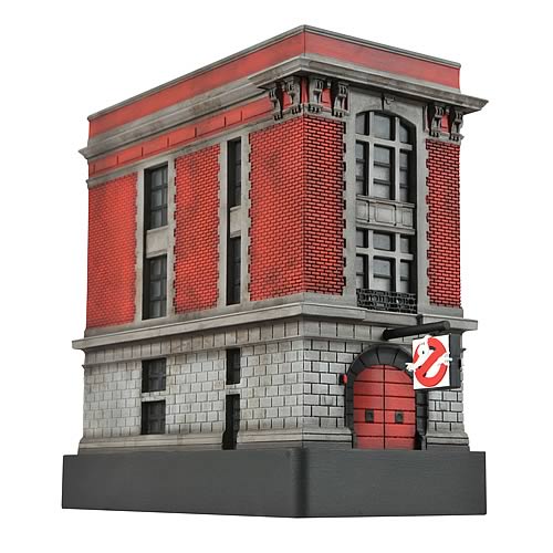 Ghostbusters Light-Up Firehouse Statue