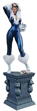 Retro Black Cat Statue