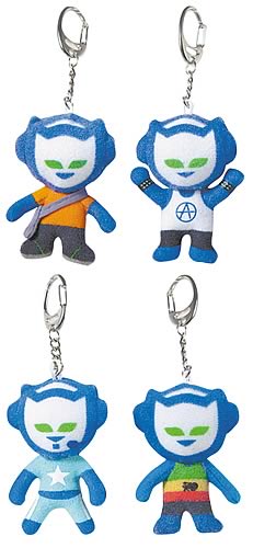 Napster 3-inch Plush Keychain Set