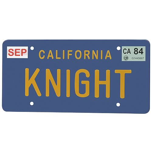 Knight Rider Knight License Plate Replica