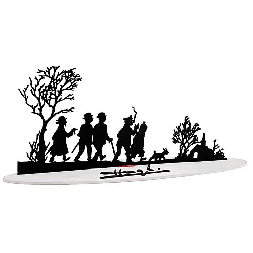 Adventures of Tintin Best Wishes Metal Sculpture Statue