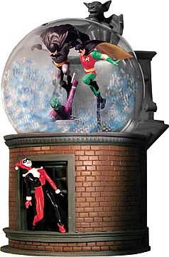 Batman & Robin Snow Globe