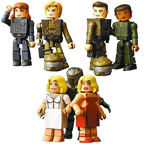 Battlestar Galactica Modern Minimates Series 1 2-Pack Case