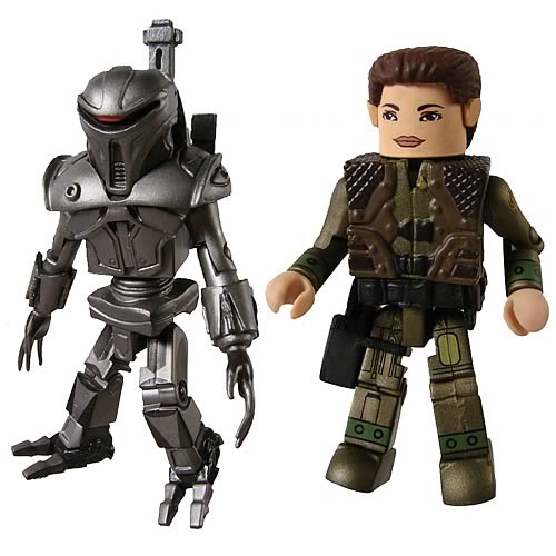 Battlestar Galactica Kat & Mortar Minimates 2-Pack
