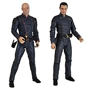 Battlestar Galactica Col. Tigh and Lt. Gaeta Action Figures