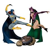 Batman Catwoman vs. Batgirl Statue