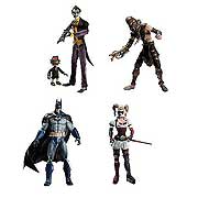 Batman Action Figures Arkham Asylum Series 1 Set