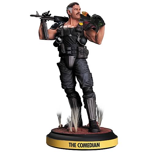 Before Watchmen The Comedian Statue