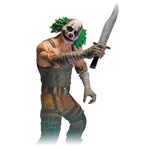 Batman Arkham City Series 3 Clown Thug with Knife Figure