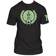 Godzilla Final Wars Earth Defense Force Logo Black T-Shirt