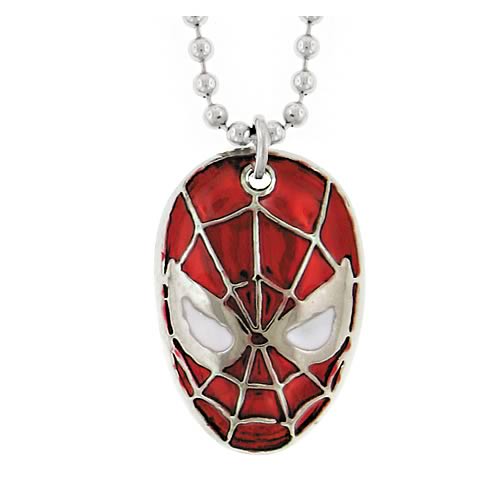 Spider-Man Mask Necklace
