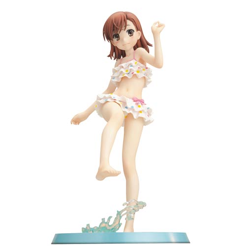 A Certain Scientific Railgun Mikoto Misaka Beach Statue