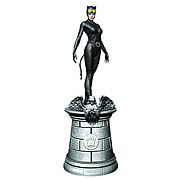 Batman Catwoman White Queen Chess Piece with Magazine