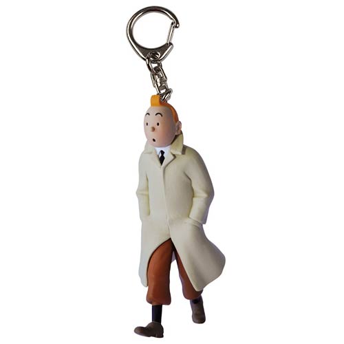 Adventures of Tintin Tintin in Trenchcoat Key Chain