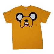 Adventure Time Jake Face Yellow T-Shirt