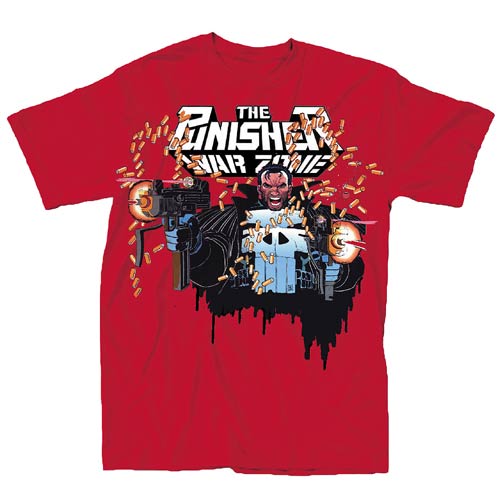 Punisher War Zone Red T-Shirt