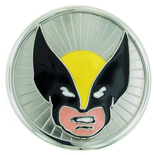 Wolverine Classic Head Circular Marvel Belt Buckle