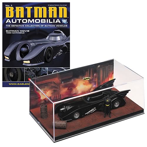 Batman Movie 1989 Batmobile with Collector Magazine