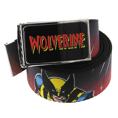 Wolverine Character and Logo Black Belt