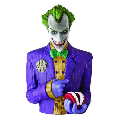 Batman Arkham Asylum Joker Previews Exclusive Bust Bank