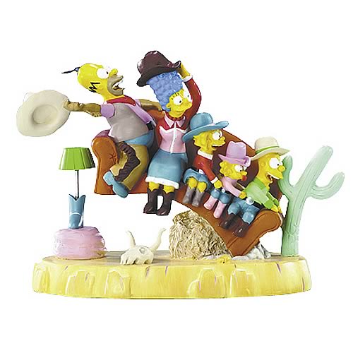 Simpsons Couch Rodeo Statue
