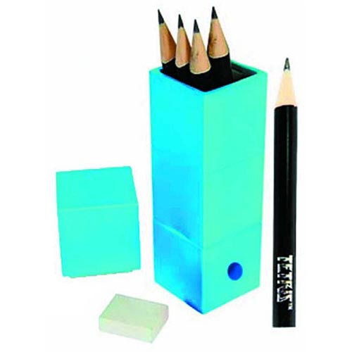 Tetris Tetromino-Shaped Pencil Holder