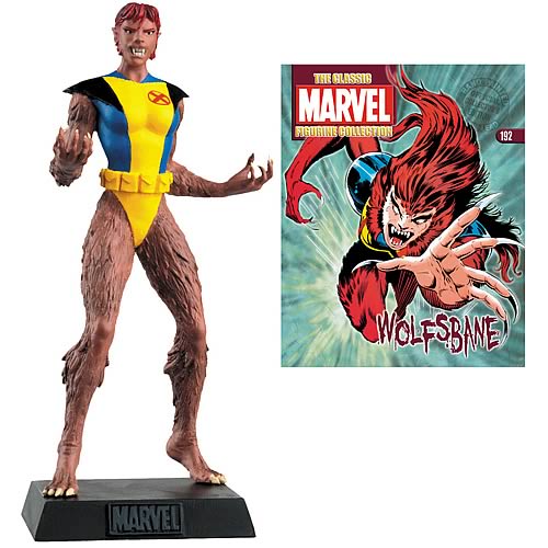 Marvel Comics Wolfsbane Collector Magazine with Figure