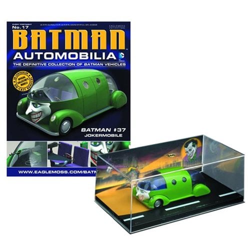 Batman #37 Jokermobile Die-Cast Metal Vehicle with Magazine