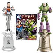 Superman And Lex Luthor King Chess Piece 2-Pack & Magazine