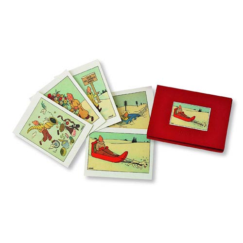Adventures of Tintin Christmas Card 10-Pack