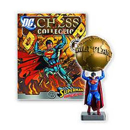 DC Superhero Superman Daily Planet Chess Piece with Magazine
