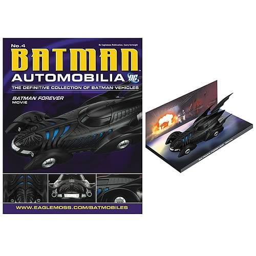 Batman Forever 1995 Batmobile Die-Cast Vehicle with Magazine