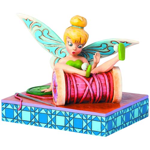 Disney Traditions Tinker Bell Tumbles Falling Fairy Statue