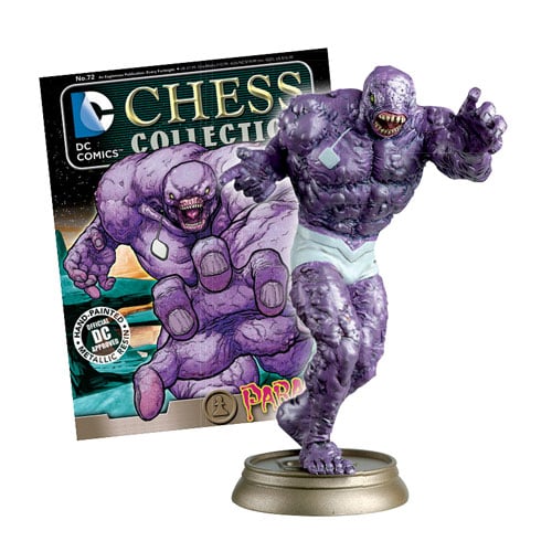 DC Superhero Parasite Black Pawn Chess Piece and Magazine