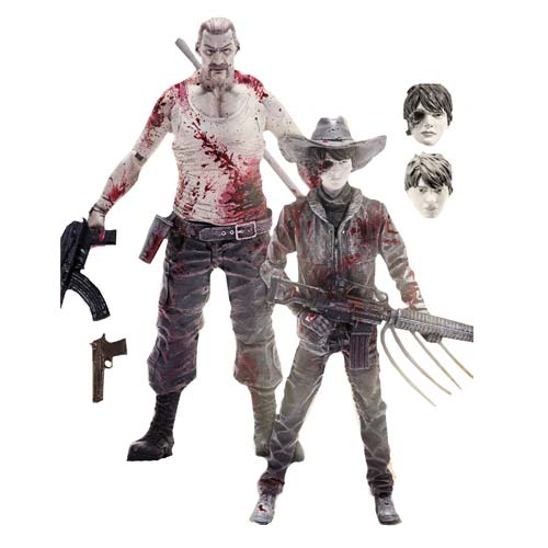 Walking Dead Comic Carl & Abraham Figure 2-Pack - Exclusive