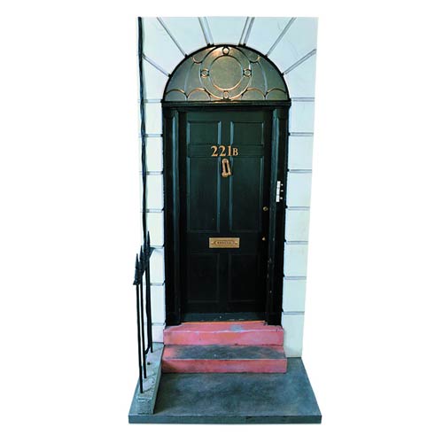 Sherlock 221B Baker Street Entrance 1:6 Scale Diorama