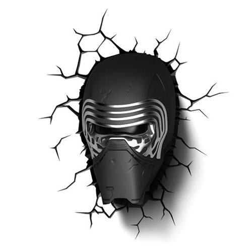Star Wars: The Force Awakens Kylo Ren Helmet 3D Light