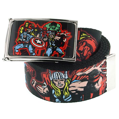 Marvel Heroes Collage Graphic Black Belt