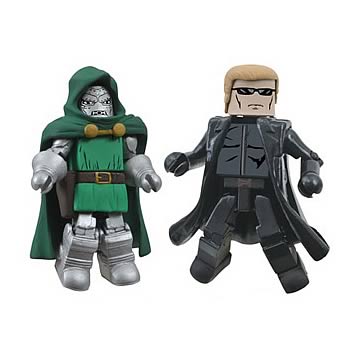 Marvel vs. Capcom Series 3 Doom and Wesker Minimates