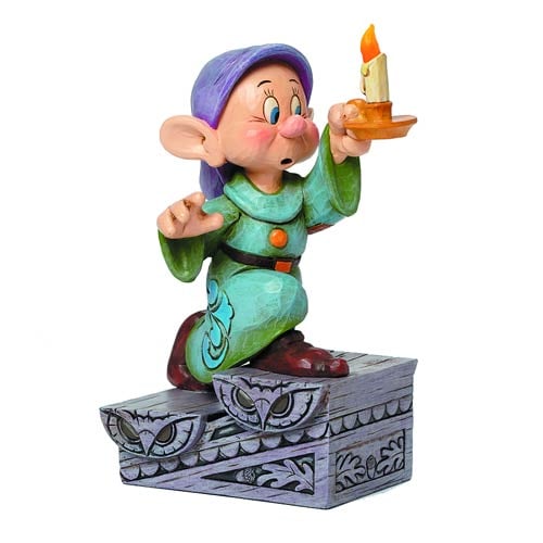 Disney Traditions Snow White Dopey Candle Statue