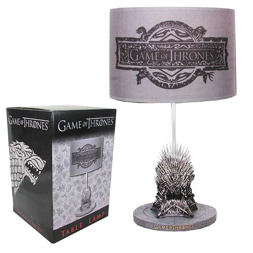 Game of Thrones Iron Throne Table Lamp, Not Mint