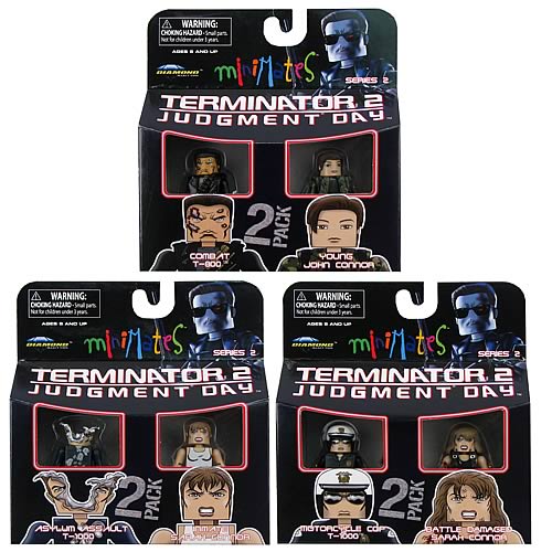 Terminator Minimates, terminator 2 figures, terminator 2 action figure