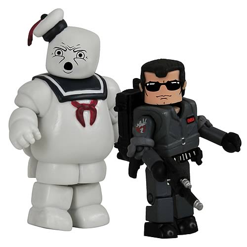 Ghostbusters SDCC 2009 Venkman and Stay Puft Mini-Figures