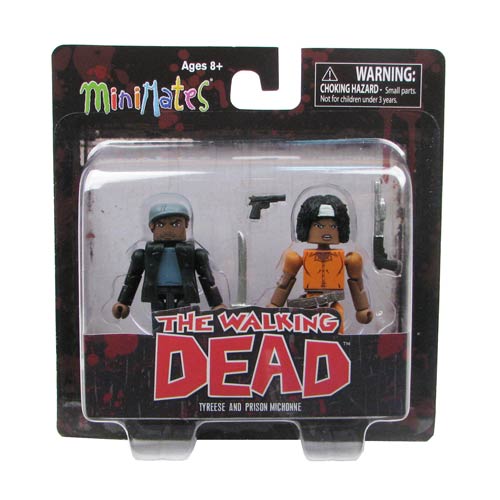 Walking Dead Minimates Series 5 Michonne & Tyreese Mini-Mate