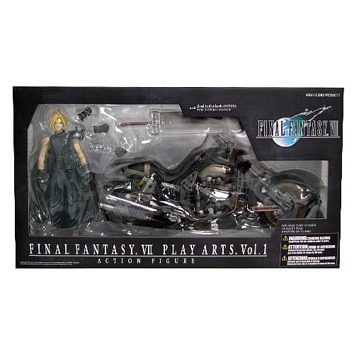 Final Fantasy VII Cloud Strife Figure with Hardy Daytona